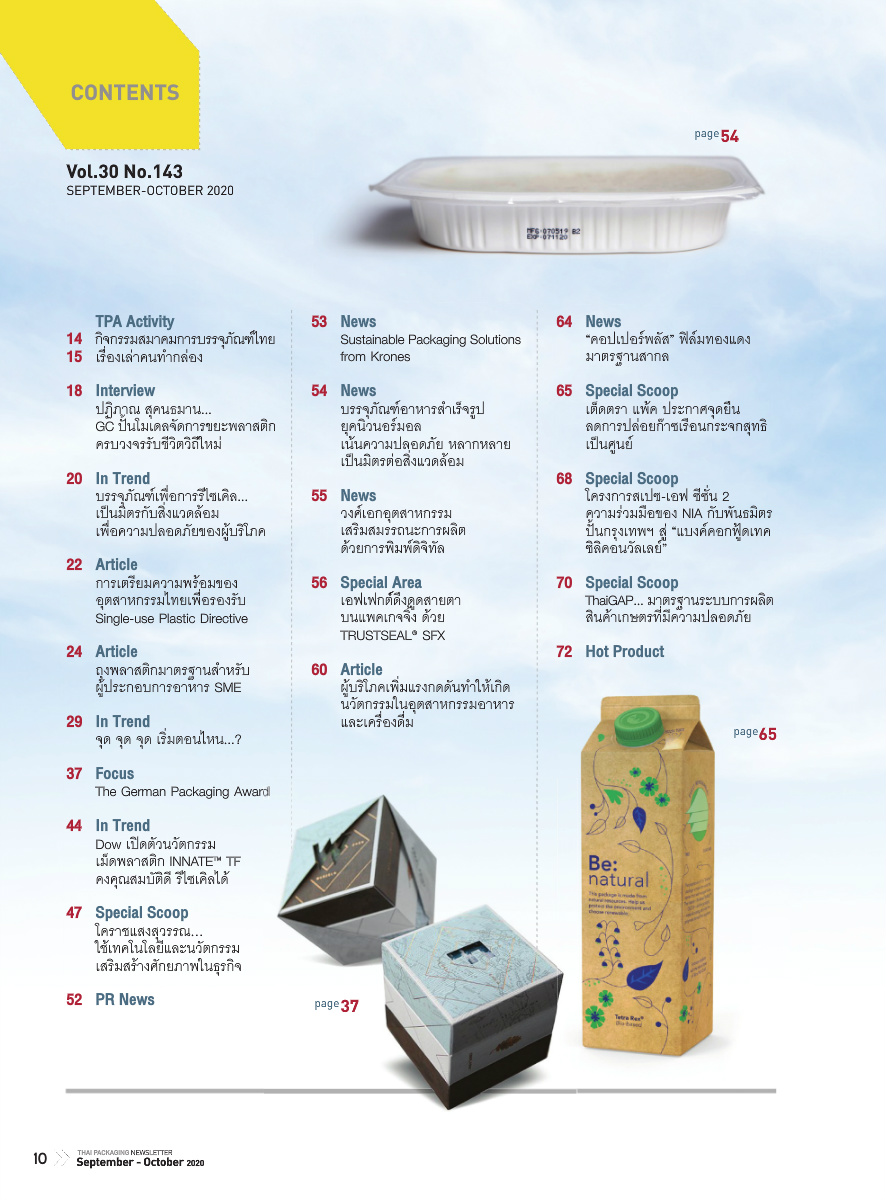 PACKAGING DIRECTORY THAILAND DIRECTORY OF BUYERS AND SELLERS IN